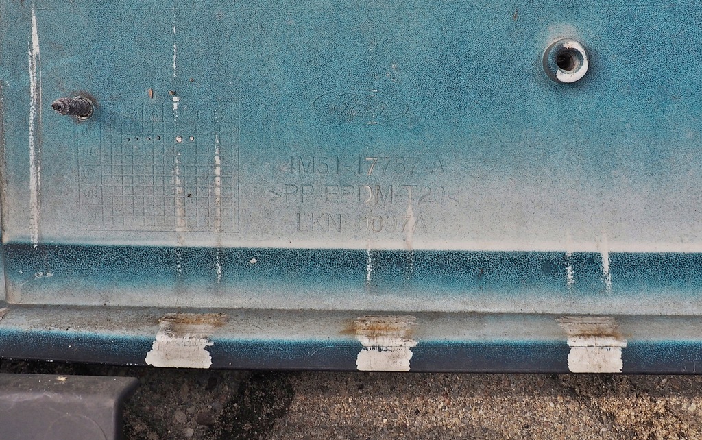 фото №12, Ford focus ii 2 mk2 04-08 бампер перед передній 4m51-17757-a granatowy