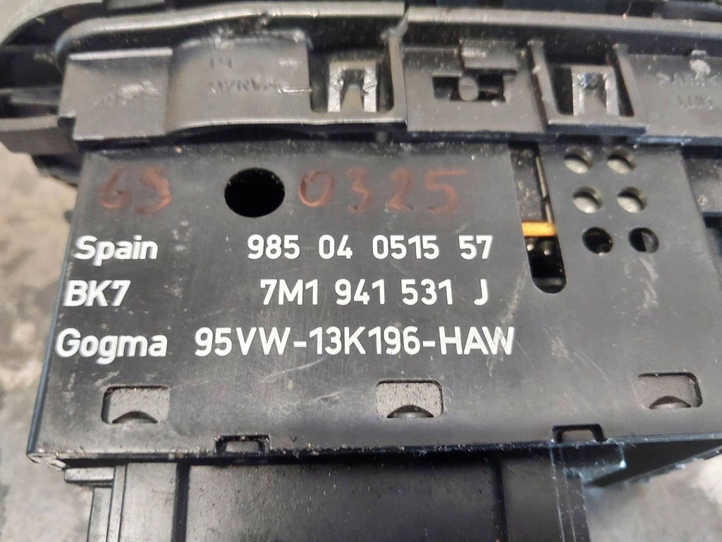 фото №11, Переключатель света seat alhambra mk1 7m1941531j 95vw13k196haw