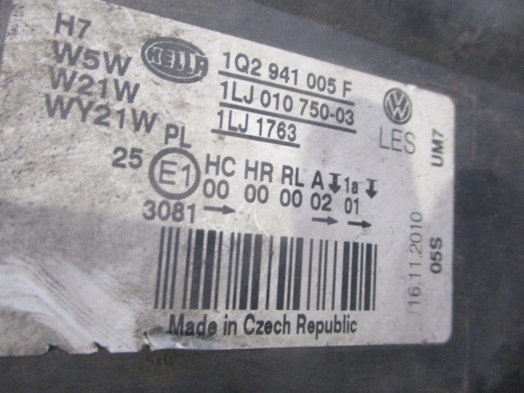 Фара фара левое  volkswagen eos оригинал рестайлинг Киев