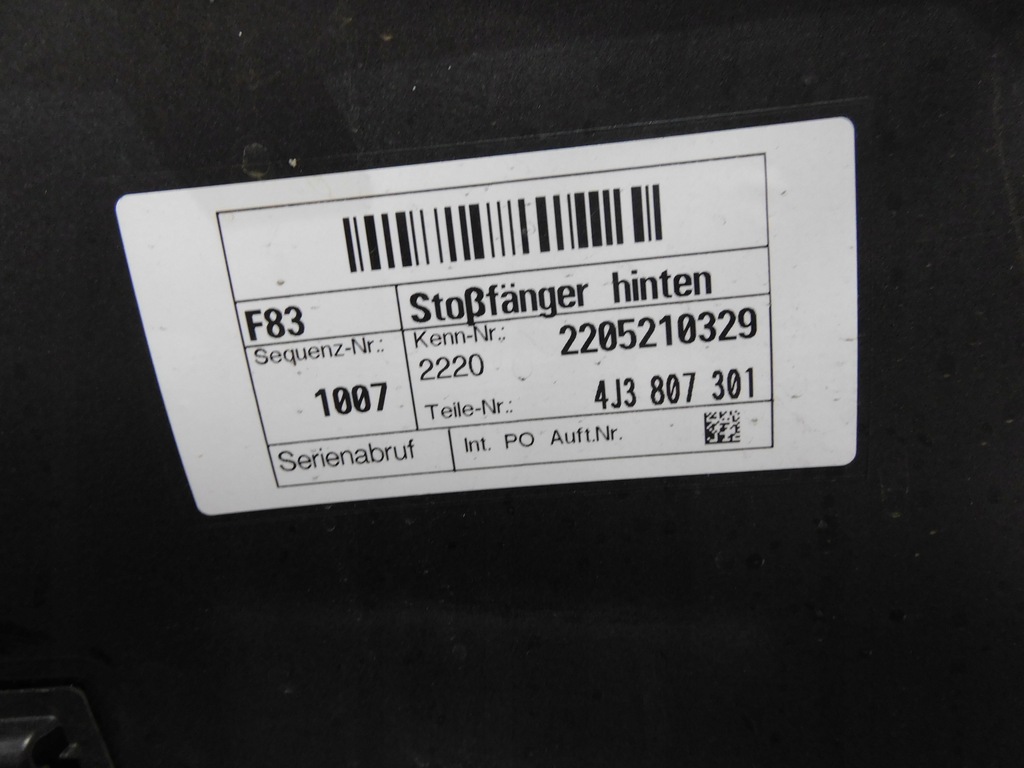 фото №15, Бампер задняя задний audi e-tron gt 4j3807421