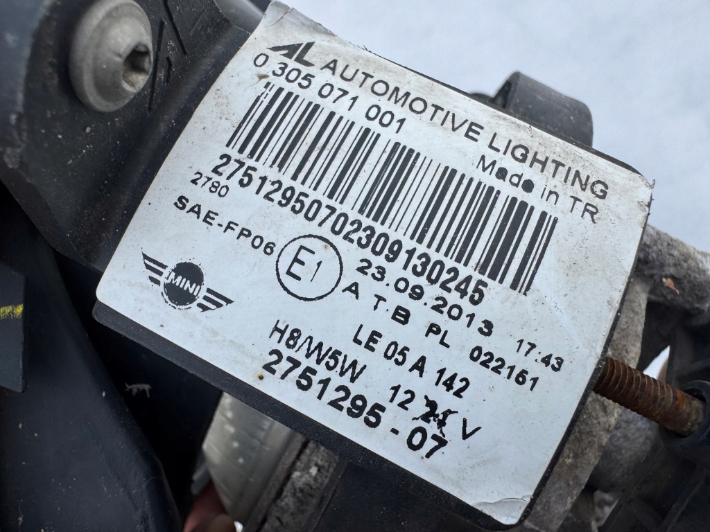 Бампер решётка противотуманная фара левый  mini john cooper works jcw f56 аэрокит оригинал с Разборки