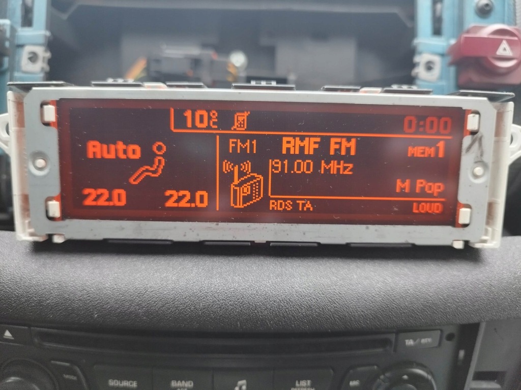 фото №6, 9809842980 дисплей радио консоли citroen jumpy peugeot expert scudo