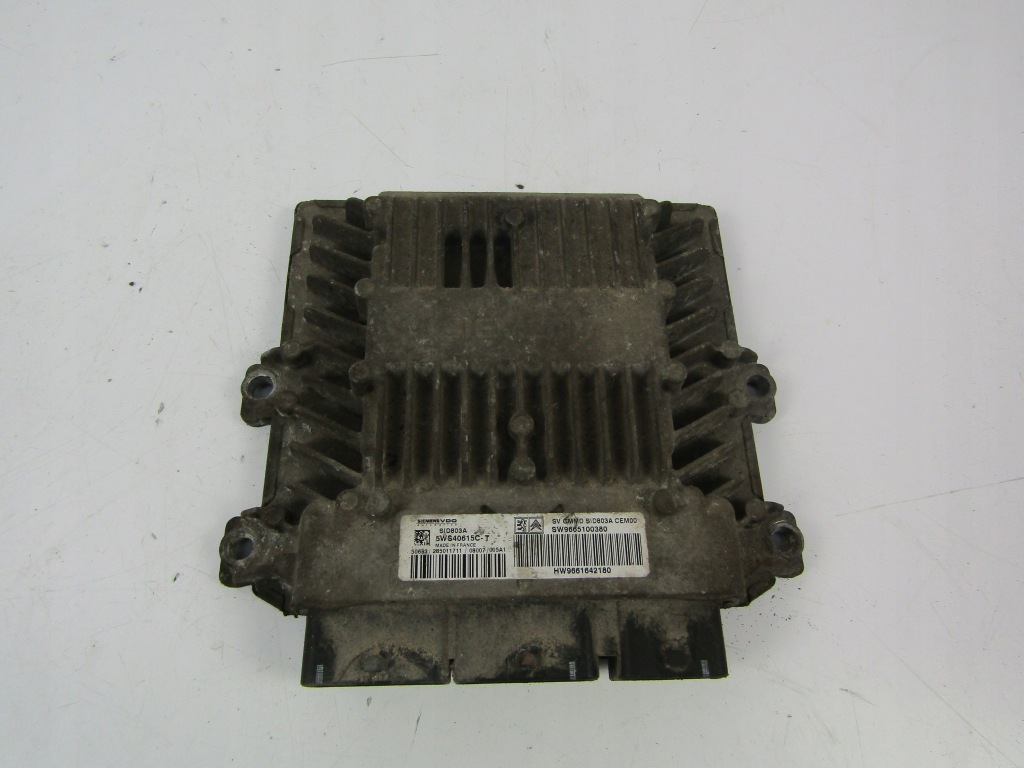 фото №1, Fiat scudo ii 270 блок управления двигателя 2,0d 100kw, multijet rhr sw9665100380