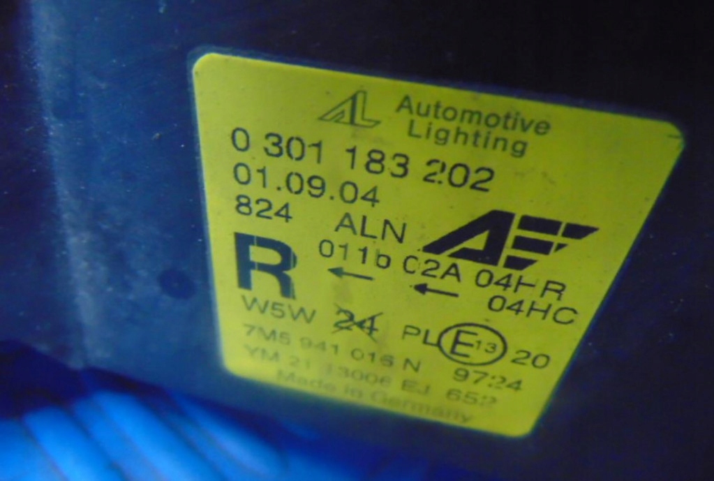 фото №8, Ford galaxy mk2 1.9tdi фара правый