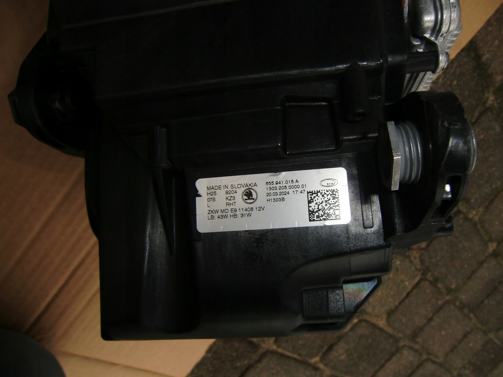 фото №13, Лампа правая левая skoda scala full led 655941016 a 655941015 a ładne nowe