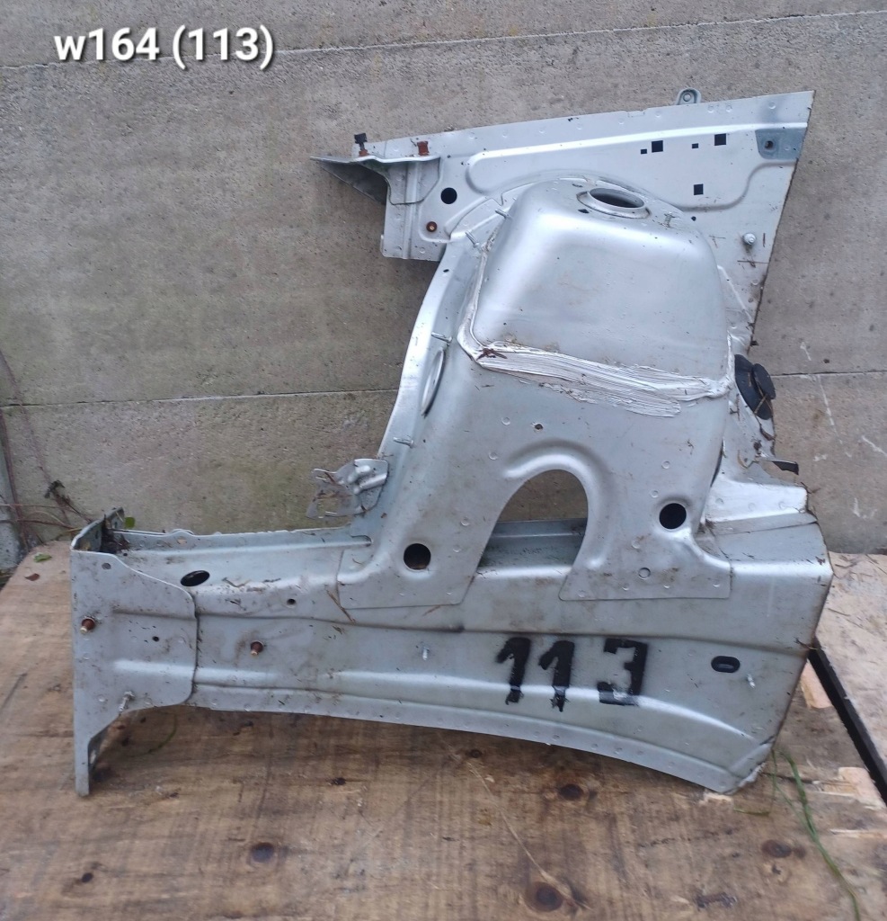 фото №3, Mercedes ml w164 164 чверть підкрилок лонжерон права перед передня