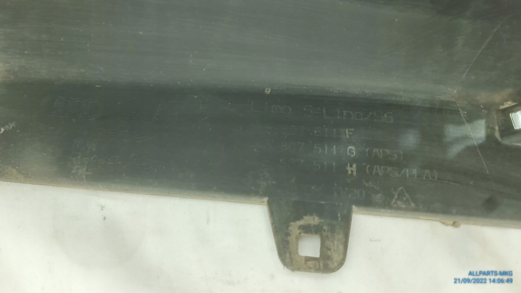 фото №8, Wg-117 бампер задняя sedan audi a6 c8 s 4k5807511f