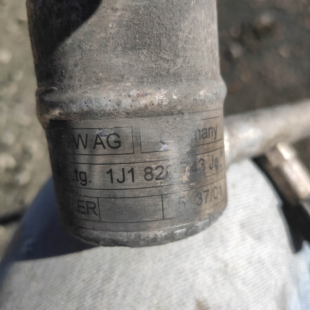 фото №7, Трубка шланг кондиціонера vw golf 4 bora leon a3 1.9 tdi 1j1820743j