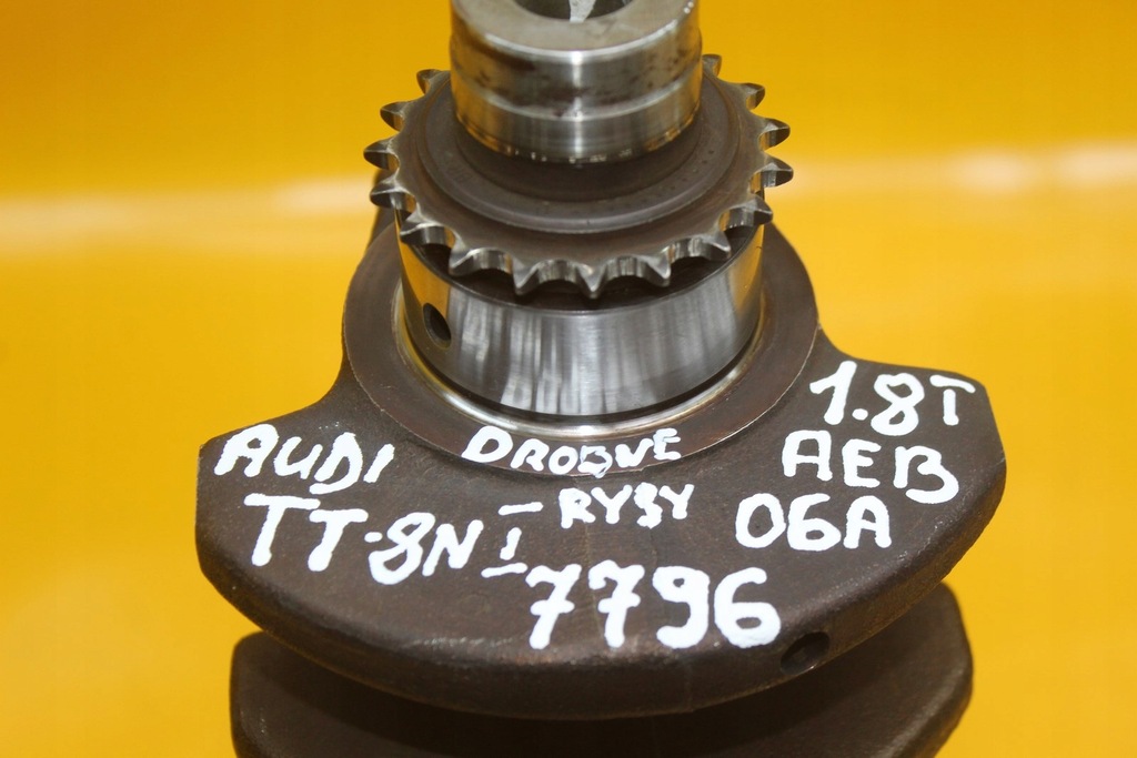 фото №11, Wał коленчатый audi tt 8n i a3 8l 1.8 t aeb 06a