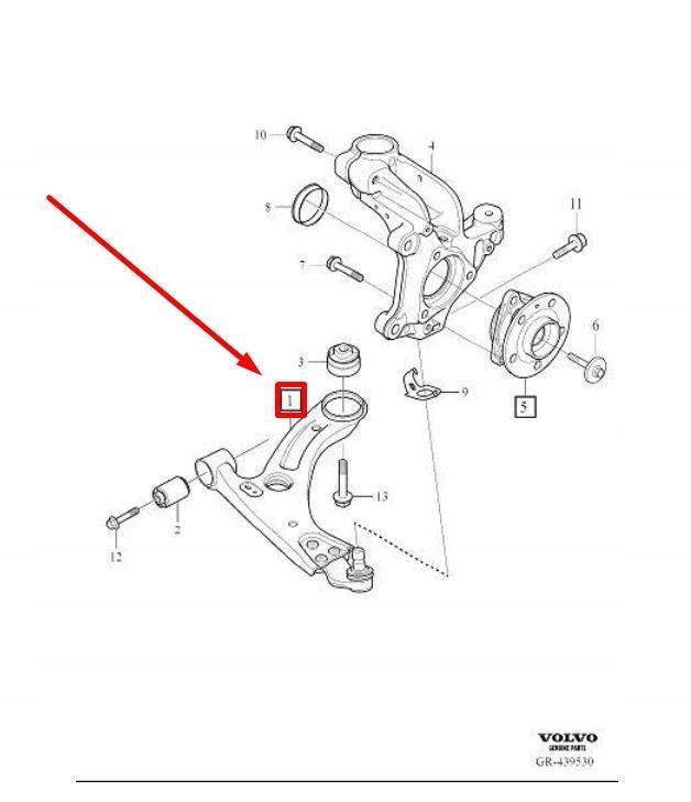 фото №9, Важіль ліва volvo xc40 оригінальний 32221283
