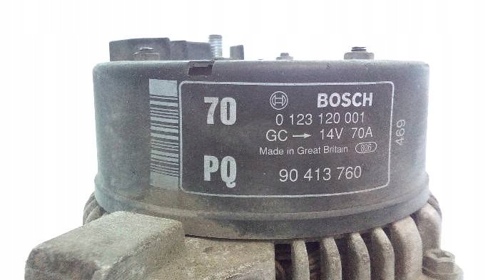 Генератор opel tigra 1,6 b 0123120001 Недорого