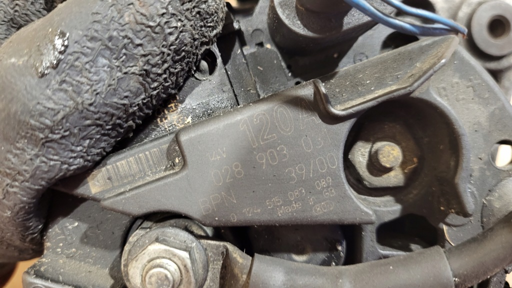 Генератор vw passat рестайлинг  1,9tdi 028903031 120a Недорого