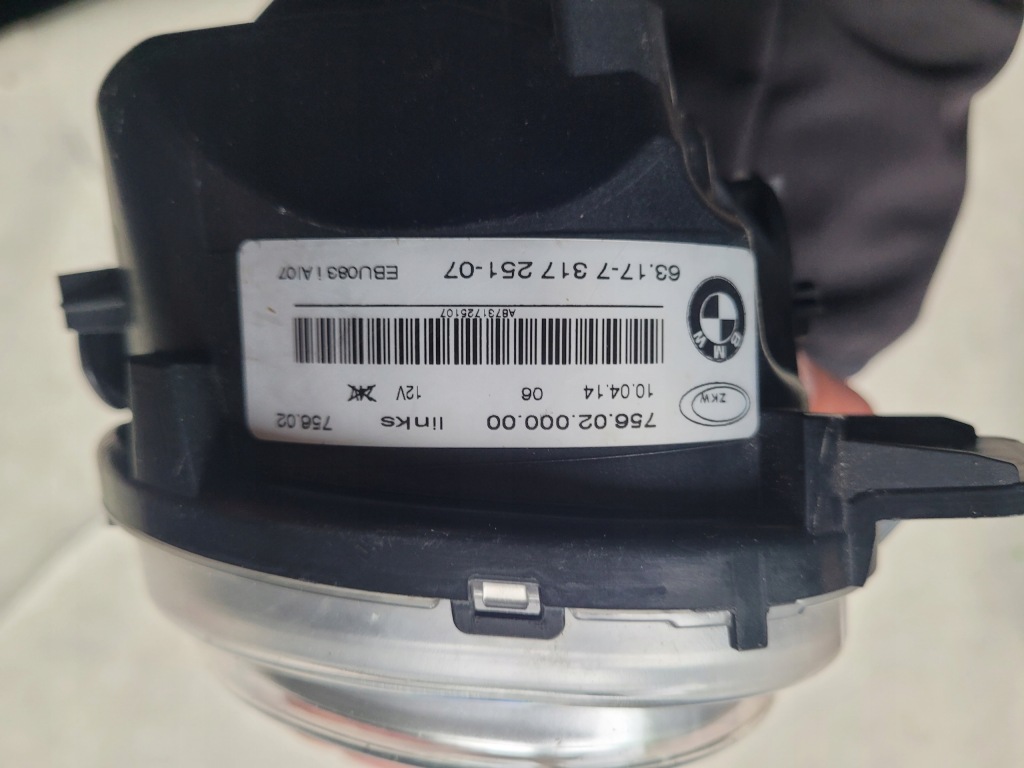 фото №7, Bmw x3 f25 x4 f26 x5 f15 x6 противотуманная фара led левый drl 7560200000