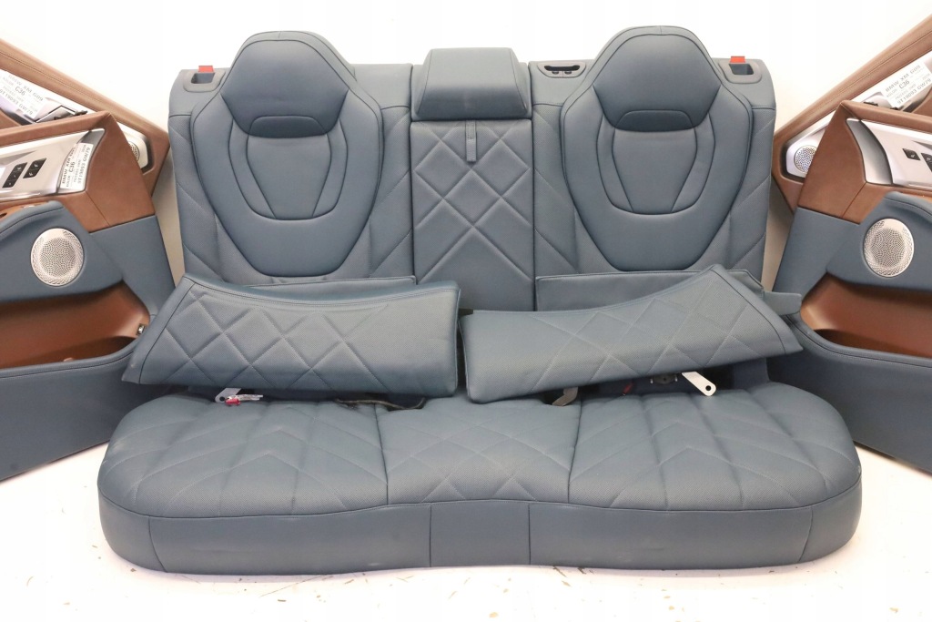 фото №7, Сиденья заднее сиденье обшивки туннель комплект bmw xm g09 m-power merino deep lagoon