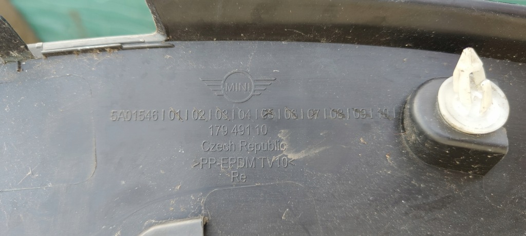 фото №10, Молдинг крыла правый перед mini cooper f56 lift 2022r цвет 871 5a01546