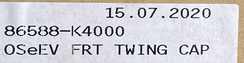 фото №10, Заглушка фаркоп перед hyundai kona 86588-k4000