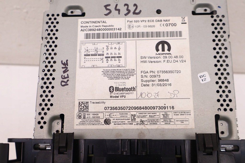 фото №6, Jeep renegade радіо екран навігація '07356350720