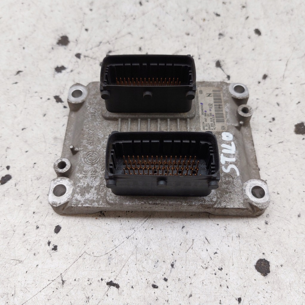 фото №1, Fiat stilo 1,2b бортовой компьютер двигателя 0261207086