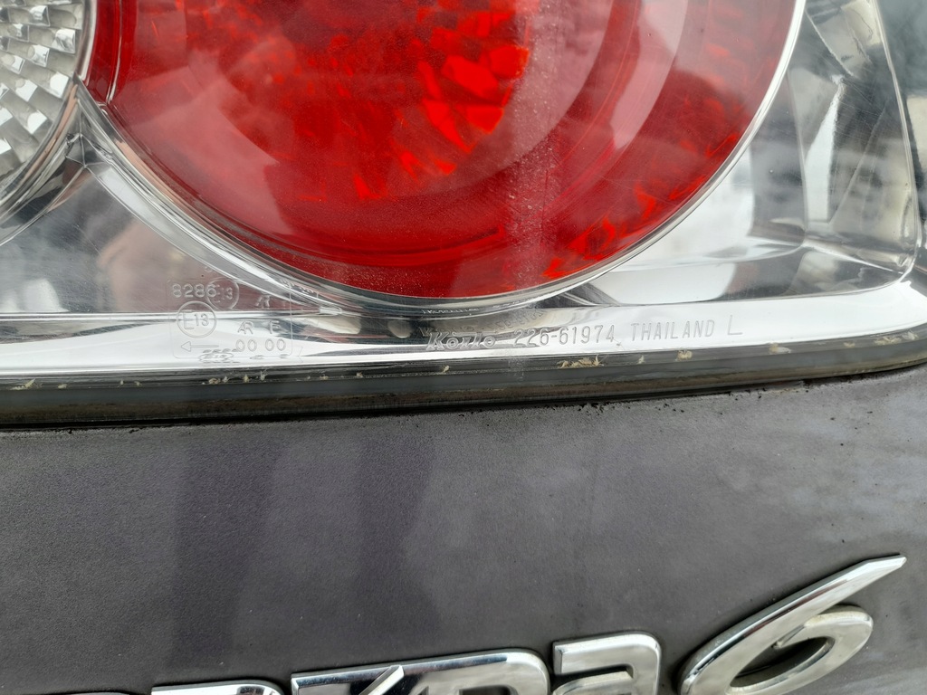 фото №6, Mazda 6 лампа лівий задня ліва задня з кришки кришка багажника w кришка kombi