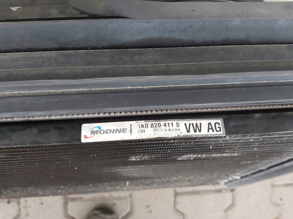 фото №6, Vw eos lift 10r- 1.4 tsi радиатор вентиляторы