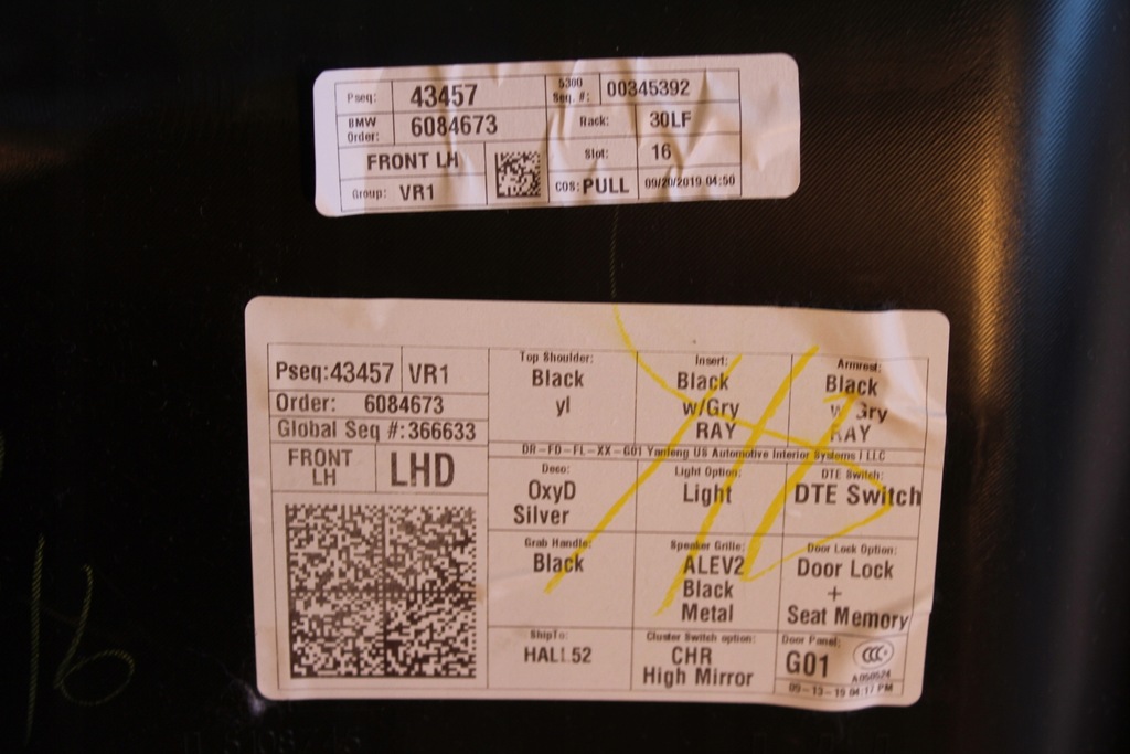 фото №7, Оббивка bczek двері перед ліва лівий bmw x3 g01