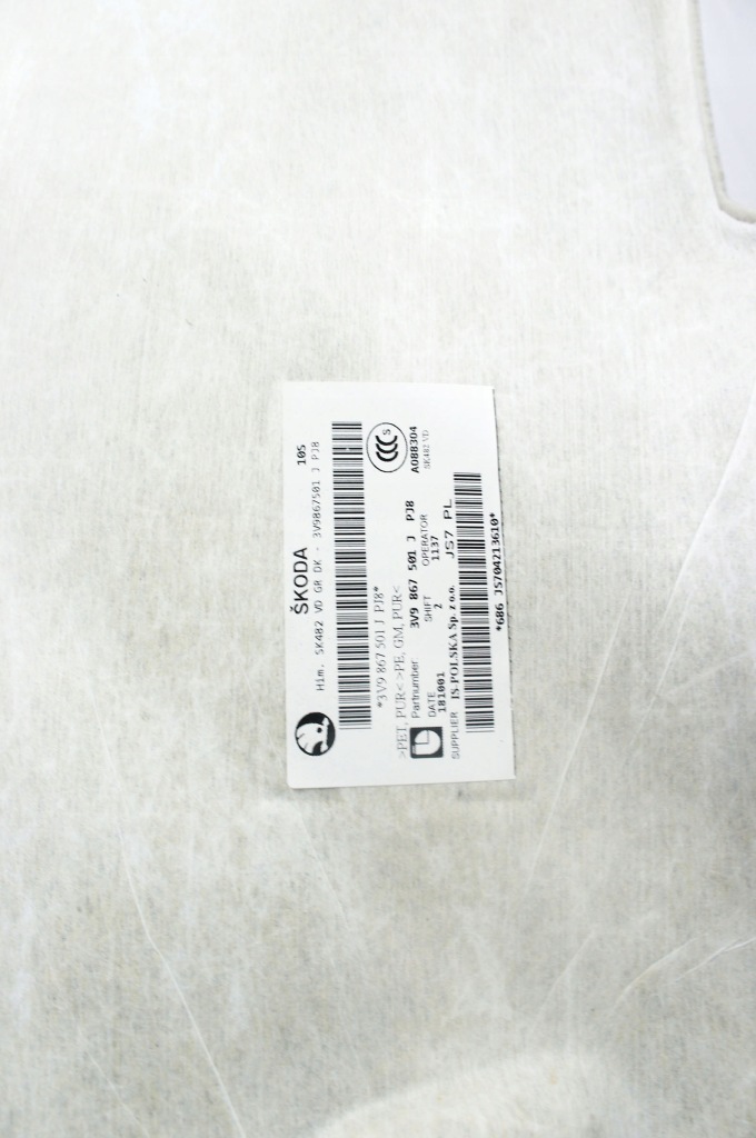 фото №5, Sj187 skoda superb iii потолок kombi 3v9867501j