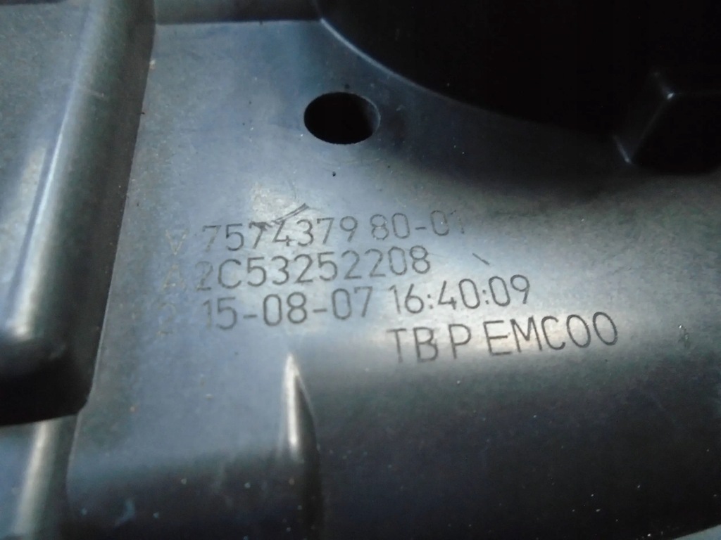 фото №6, Дросельна заслінка v757437980 01 mini cooper peugeot оригінальний номер 1.6