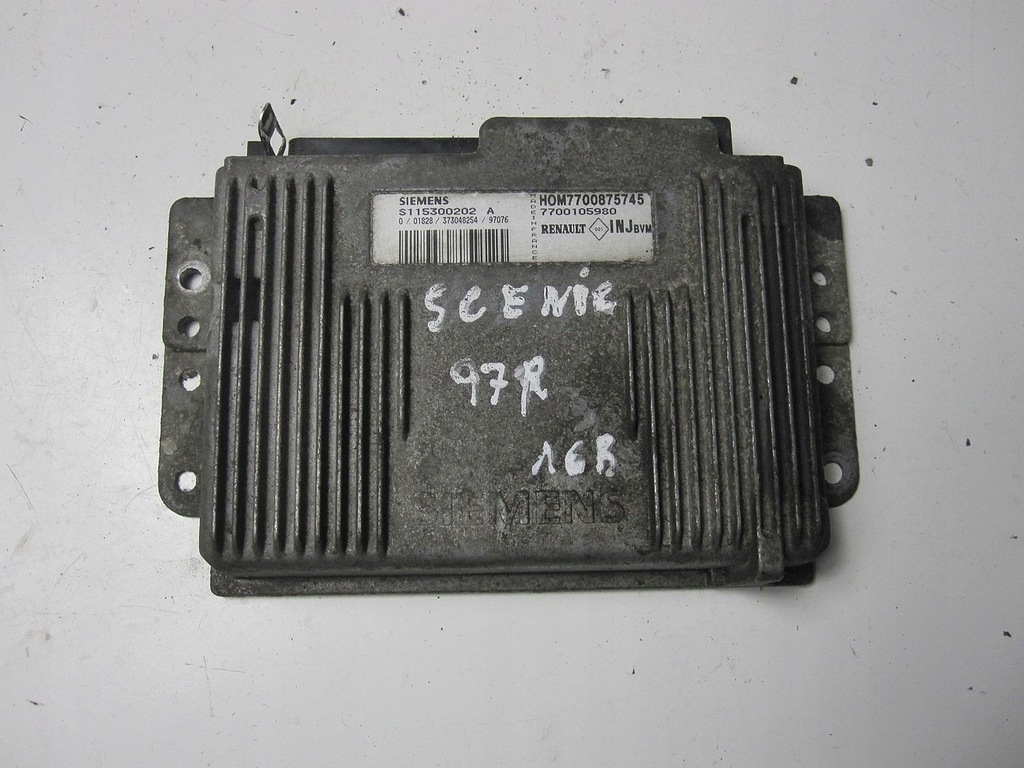 фото №1, Бортовий комп'ютер блок керування renault scenic i 1.6 97r