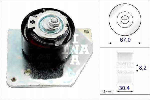 фото №2, Ina ролик napcza renault grand scenic iii 1.9 dci