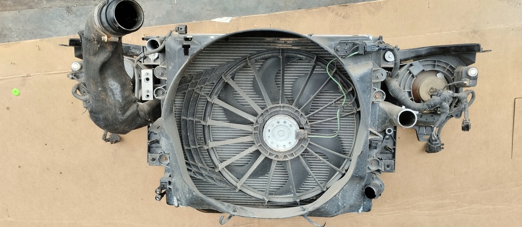 фото №5, Pas передний радиатор jeep wrangler jk 2.8 crd оригинал eu комплект радиатор