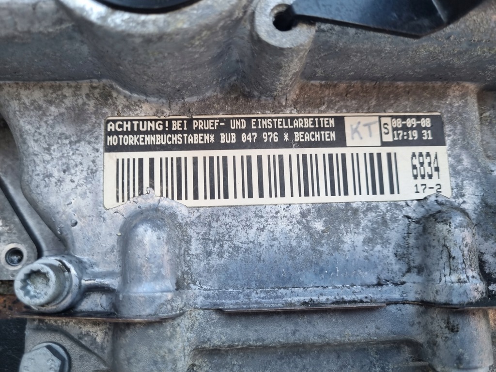 фото №10, Двигун комплект vw eos 3.2 v6 250km ładna стиснення bub