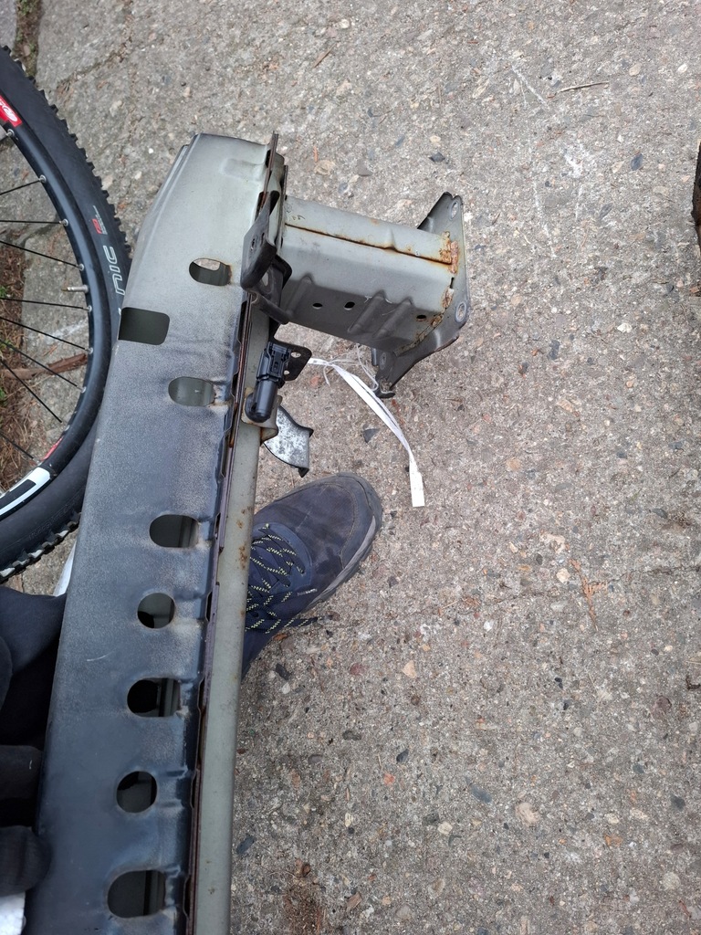 фото №14, Mitsubishi outlander iii 3 lift 15- pas передний балка комплект радиатор phev