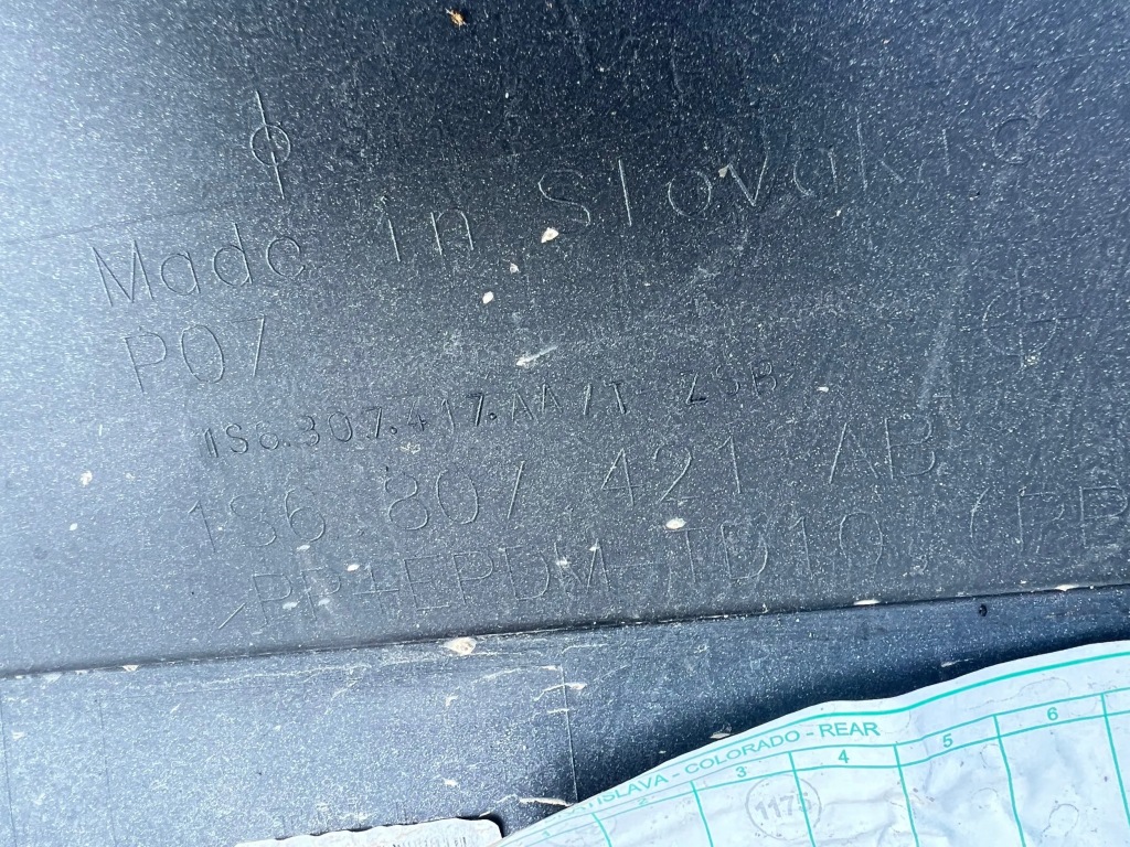 фото №8, Vw up lift 1s 1s6 бампер задний задняя