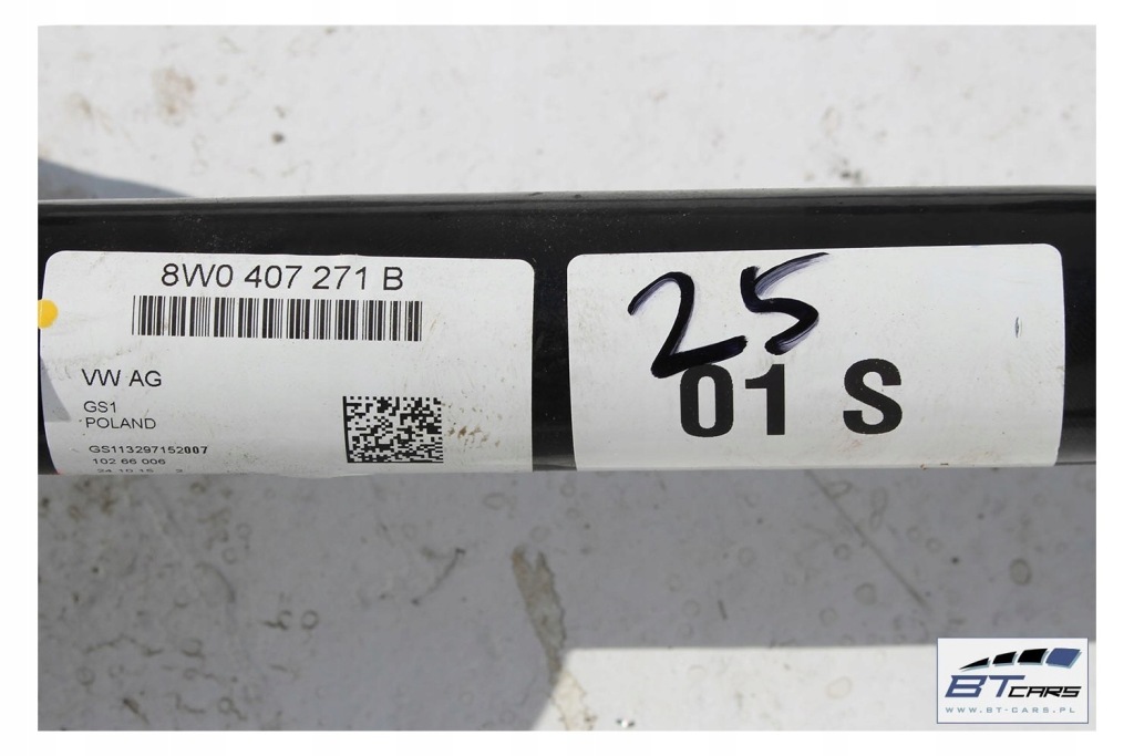 Audi a4 a5 8w приводной вал передняя перед 8w0407271b 8w0 407 271 b b9 f5 8w0407271 Оригинал