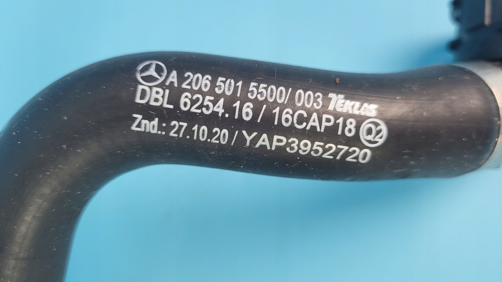 фото №9, Mercedes w206 c200 23r wąż шланг труба радиатора a2065015500