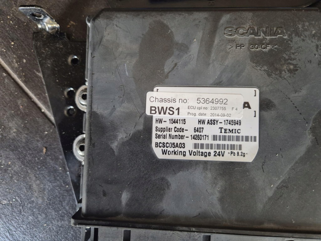 фото №1, Блок управления scania r bws 2307755
