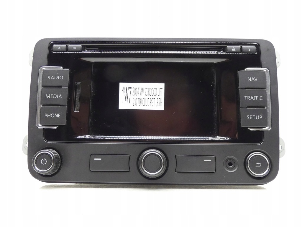 фото №2, Радіо радіопрогравач навігація cd rns 315 vw scirocco iii lift 1q0057279b