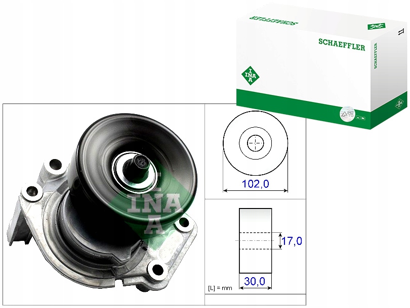 фото №1, Натягувач ремінь клиновий lexus gs gx ls lx sc toyota 4 runner iv