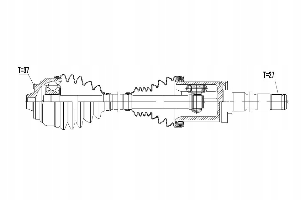 Купити Привідний вал привідна bmw x3 x4 11- передня права
