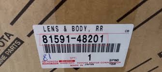 Фара led задний  lexus rx 2015+ 81591-48201 оригинал Цена