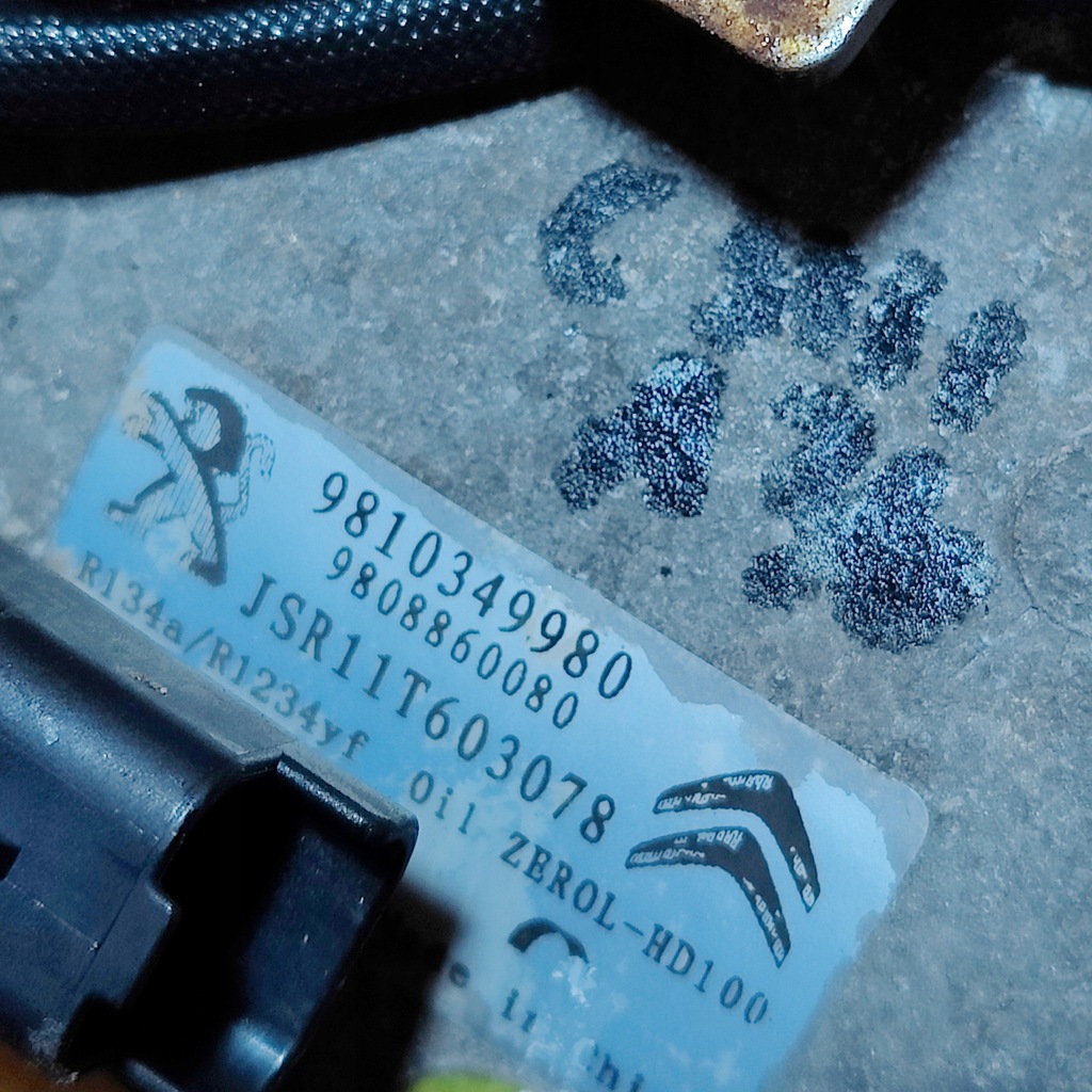 фото №5, Citroen peugeot 1.6 bluehdi компресор кондиціонера 9810349980