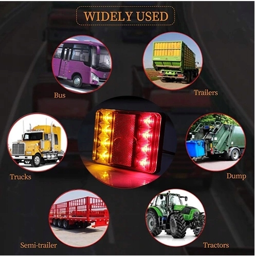 фото №11, Лампы задние led светодиодный комбинированный задних do прицепа прицепа ce
