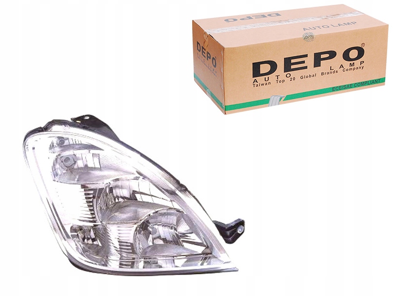 фото №1, Фара iveco daily iv h7 h1 06-11 pr przeźroczy