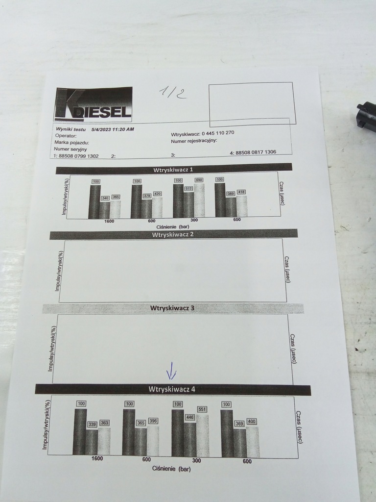 фото №5, I874 форсунка chevrolet captiva 2.0d 96440397