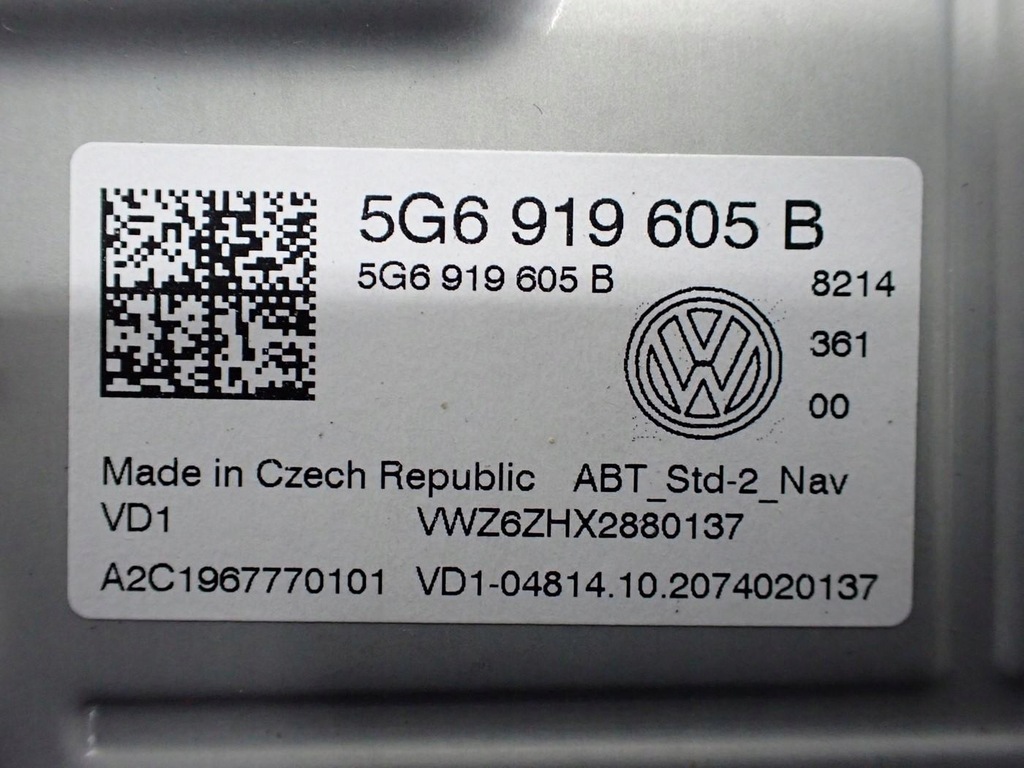 фото №5, Навигация navi радио дисплей 3g5035820b 5g6919605b vw t-roc 21r
