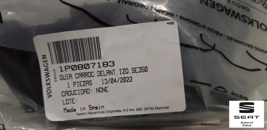 фото №4, Напрямна бампера leon ii 1p0807183