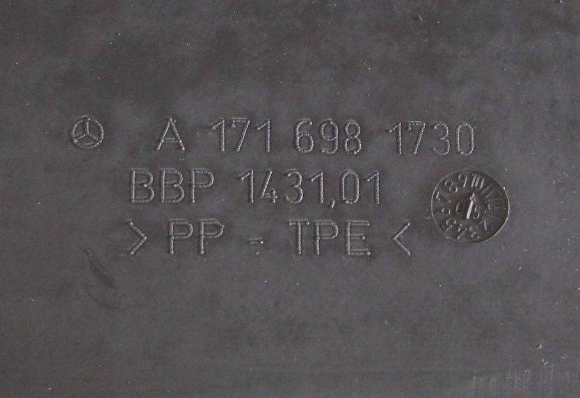 фото №10, Підкрилок перед лівий mercedes w171 r171 cz задня