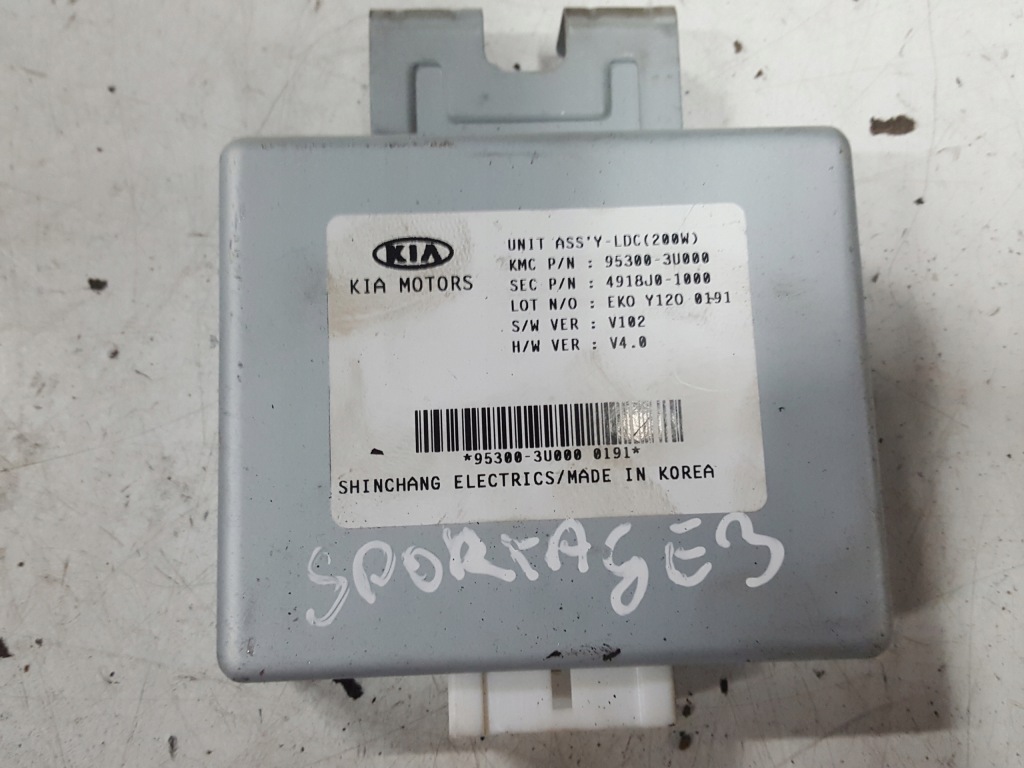 фото №1, Kia sportage 3 iii модуль блок управления 95300-3u000