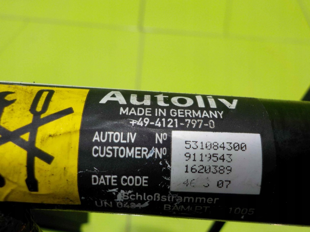 фото №4, Mini cooper one i r52 06r кліпса поперечина права перед з натягувач