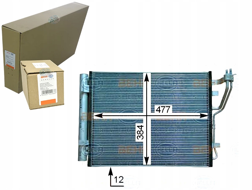 фото №1, Behr hella service 8fc351318-701 радіатор кондиціонера